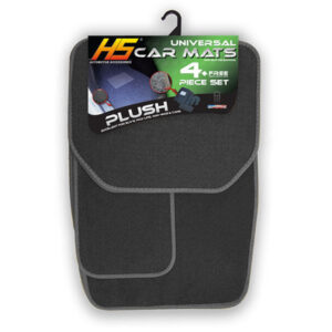 ALFOMBRA PLUSH GRIS OSCURO 4 P