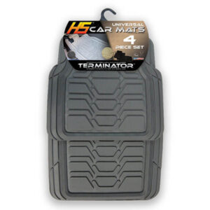 ALFOMBRA TERMINATOR 4PC GRIS