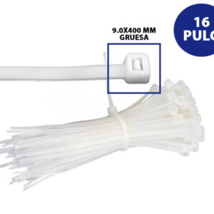 ABRAZ.PLASTICA 9.0MM X 16 PULG GRUESA