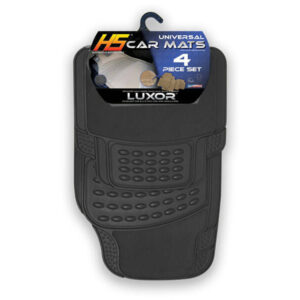 ALFOMBRA UNIV.LUXOR NEGRA 4 PC
