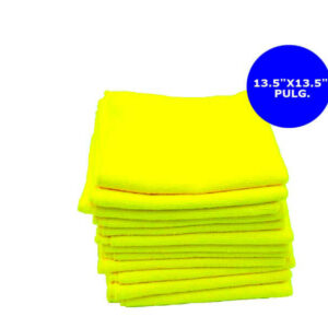 LANILLA MICROFIBRA 13.5"X13.5" AMARILLO