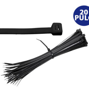 ABRAZ.PLASTICA 4.8MM X 20 PULG NEGRA