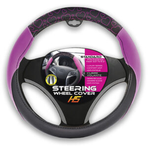 COVER PARA GUIAS PINK/HEART/NEGRO